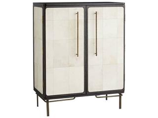Arteriors Home Edison Ebony Brown Oak Wood Accent Chest