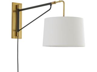 Arteriors Home Anthony 1-Light Antique Brass Bronze Swing Wall Sconce