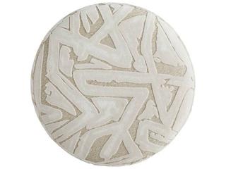 Arteriors Home Avalon Swiss Coffee White Upholstered Ottoman