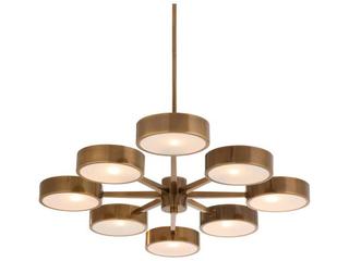 Arteriors Home Linus 8-Light Heritage Brass Chandelier
