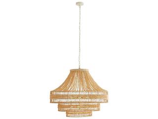 Arteriors Home Tulane 8-Light White Brown Tiered Chandelier