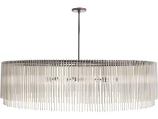 Arteriors Home Royalton 12-Light Brown Nickel Drum Chandelier