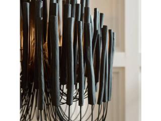 Arteriors Home Tilda 5-Light Black Chandelier