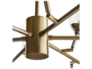 Arteriors Home Dallas  18-Light Vintage Brass Globe Chandelier