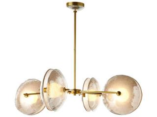Arteriors Home Whitney 4-Light Smoke Luster Frosted Gold Chandelier
