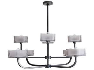 Arteriors Home English Bronze Geometric Tiered Chandelier