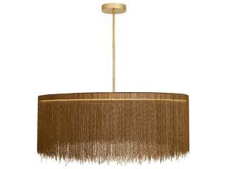 Arteriors Home Gold Brown Drum Chandelier