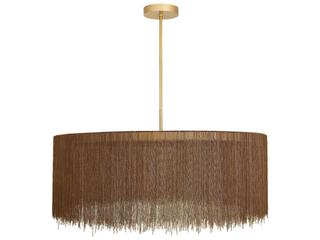Arteriors Home Gold Brown Drum Chandelier