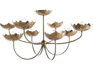 Arteriors Home Encinitas 8-Light Antique Brass Chandelier