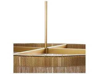 Arteriors Home Bennet 1-Light Antique Brass Round Chandelier