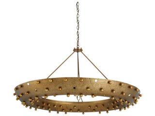 Arteriors Home Hardy 9-Light Antique Brass Round Chandelier