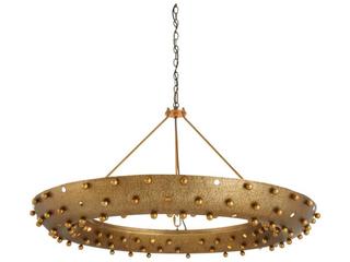 Arteriors Home Hardy 9-Light Antique Brass Round Chandelier