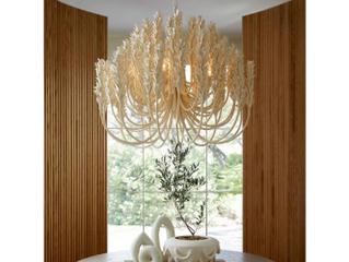 Arteriors Home Kaia Arteriors Home 6-Light Ivory White Chandelier