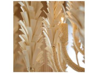 Arteriors Home Kaia Arteriors Home 6-Light Ivory White Chandelier