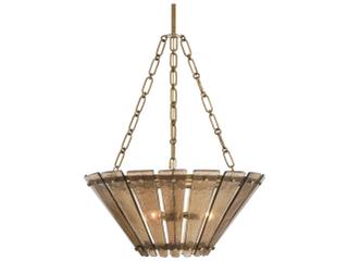 Arteriors Home Gray Gold Bronze Bowl Chandelier