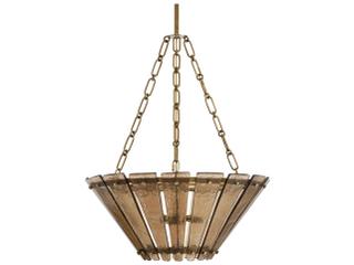 Arteriors Home Gray Gold Bronze Bowl Chandelier