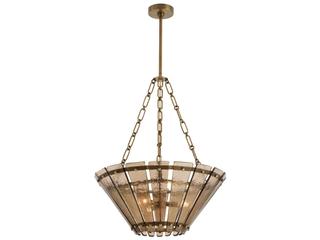 Arteriors Home Gray Gold Bronze Bowl Chandelier