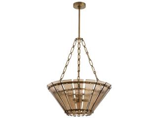 Arteriors Home Gray Gold Bronze Bowl Chandelier