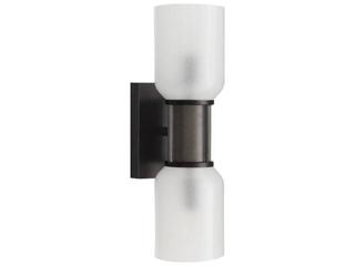 Arteriors Home Frosted Seeded Glass Black Vanity Light