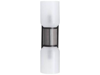 Arteriors Home Frosted Seeded Glass Black Vanity Light