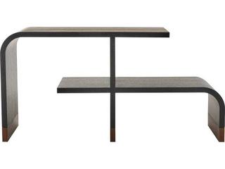 Arteriors Home Ebony Antique Brass Etagere