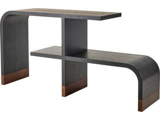 Arteriors Home Ebony Antique Brass Etagere