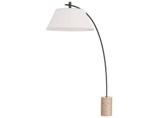 Arteriors Home Walding English Bronze Natural Floor Lamp