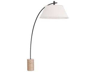 Arteriors Home Walding English Bronze Natural Floor Lamp