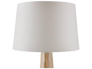Arteriors Home Elmhurst Whitewashed Polished Nickel Wood Floor Lamp
