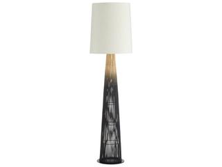 Arteriors Home Florence Black Natural Floor Lamp