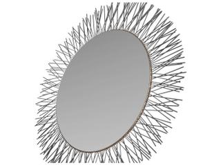 Arteriors Home Burnished Iron Wall Mirror Sunburst