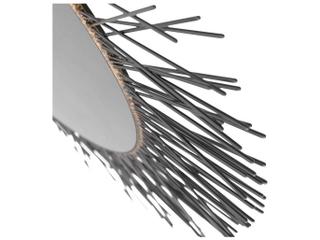 Arteriors Home Burnished Iron Wall Mirror Sunburst