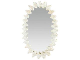 Arteriors Home Whitewash Plain Wall Mirror Oval