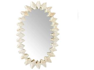 Arteriors Home Whitewash Plain Wall Mirror Oval