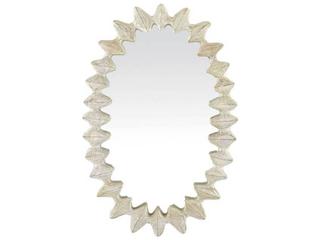 Arteriors Home Whitewash Plain Wall Mirror Oval