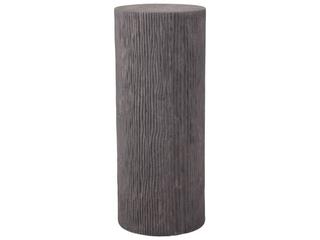 Arteriors Outdoor Davos Black Concrete Round End Table