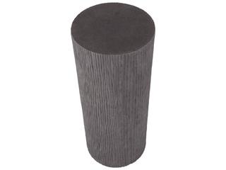Arteriors Outdoor Davos Black Concrete Round End Table