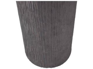 Arteriors Outdoor Davos Black Concrete Round End Table