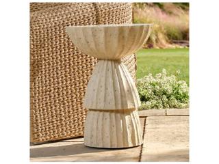 Arteriors Outdoor Nereo Neutral Concrete Round End Table