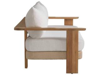 Arteriors Outdoor Halston Pearl Natural Teak Cushion Sofa