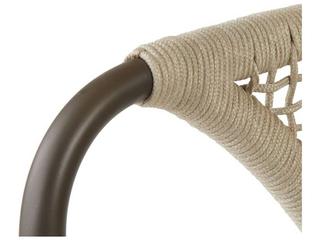 Arteriors Outdoor Enzo Buff Blackened Bronze Metal Rope Dining Chair