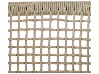 Arteriors Outdoor Enzo Buff Blackened Bronze Metal Rope Dining Chair