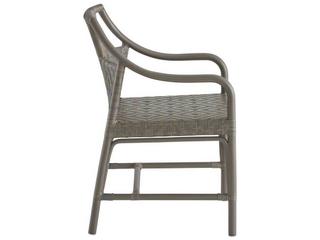 Arteriors Outdoor Newton Chartreaux Gray Wicker Dining Chair