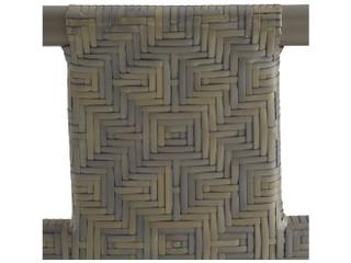 Arteriors Outdoor Newton Chartreaux Gray Wicker Dining Chair