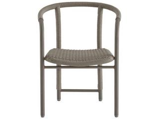Arteriors Outdoor Feller Fossil Gray Aluminum Rope Dining Chair