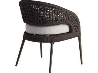Arteriors Outdoor Juri Porpoise Metal Cushion Dining Chair