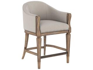 A.R.T. Furniture Architrave Upholstered Rubberwood Counter Stool