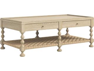 A.R.T. Furniture Haven Rectangular Wood Blonde Oak Sun Coffee Table