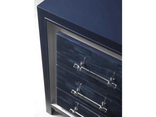 Artistica Signature Designs 3-Drawers Navy Blue Accent Chest