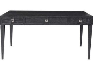 Artistica Penelope Light Gray Oak Mahogany Wood Secretary Desk